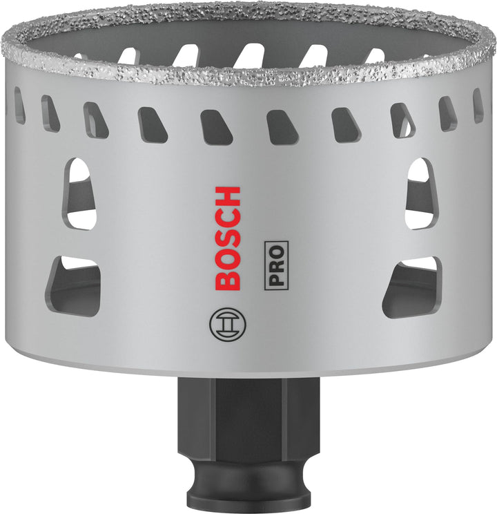 Bosch 1x PRO Tile Power Change Plus Lochsäge (für Harte Fliesen, Weiche Fliesen, Ø 68 mm, Profession