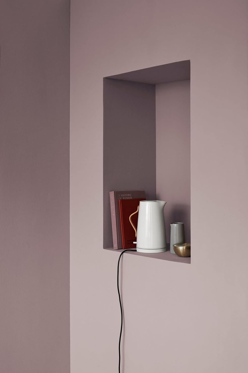 Stelton Emma Milchkännchen - Thermosmilchkännchen aus doppelwandigem glasiertem Steinzeug - 0,3 L -