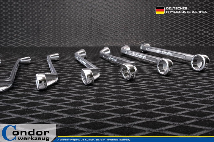 CONDOR Werkzeug 10-8T | Ringschlüssel-Satz | 8-tlg. | 6-22 mm, 8-tlg