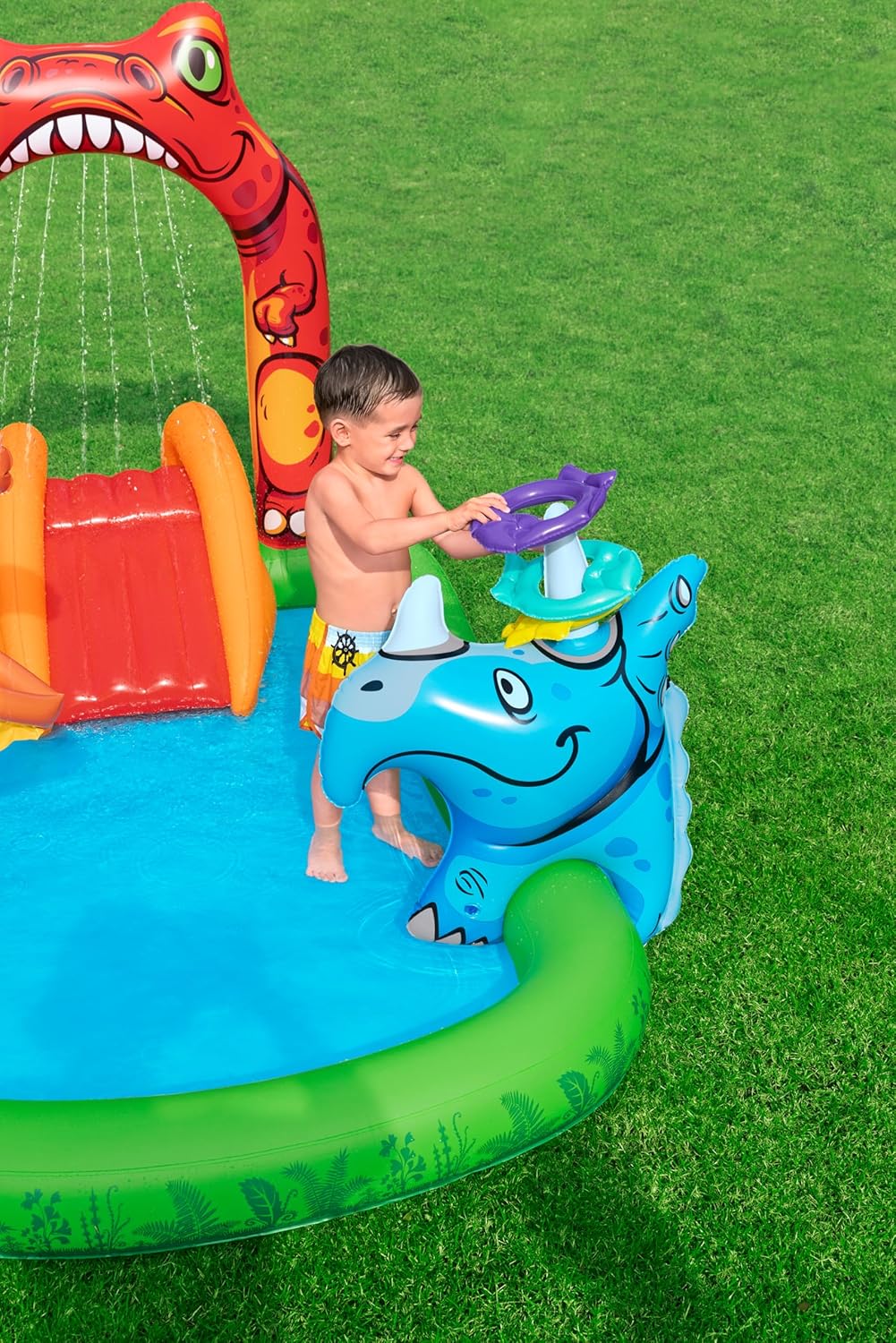 Bestway Wasserspielcenter Jurassic Splash 241 x 140 x 137 cm