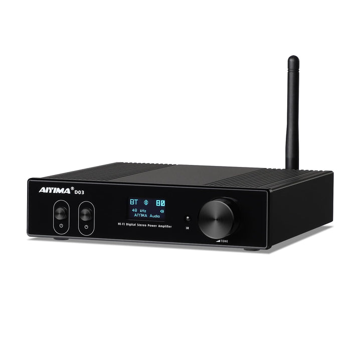 AIYIMA D03 Bluetooth 5.0 Digital-Verstärker 150Wx2 Stereo HiFi 2.0/2.1 CH Desktop Sound Amplificador