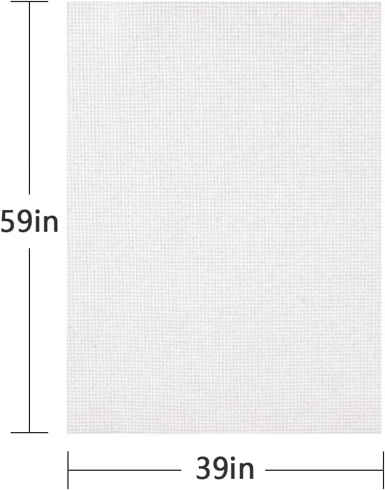 Kreuzstich-Aida-Stoff, 18 Stück, 150 x 99 cm, grosse Grösse, klassischer Aida-Stoff für Zuhause, DIY