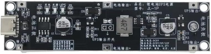 TECNOIOT 1pcs Type-C USB 5V USV Unterbrechungsfreie Stromversorgung 18650 Lithium-Ladegerät
