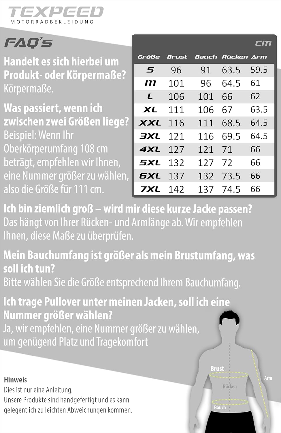 Texpeed Motorrad lederjacke herren mit protektoren - Braun Winter/Sommer Gesteppt echtleder Bikerjac