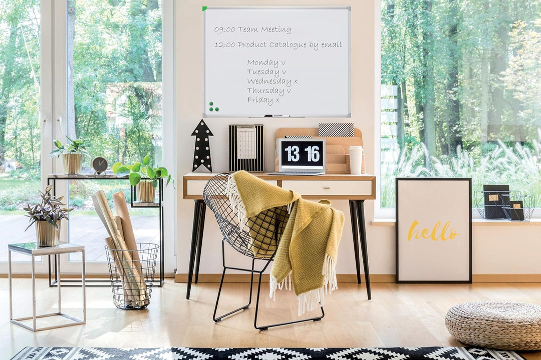 FRANKEN Whiteboard, Schreibtafel U-Act!Line®, lackiert, magnetisch, beschreibbar, trocken abwischbar