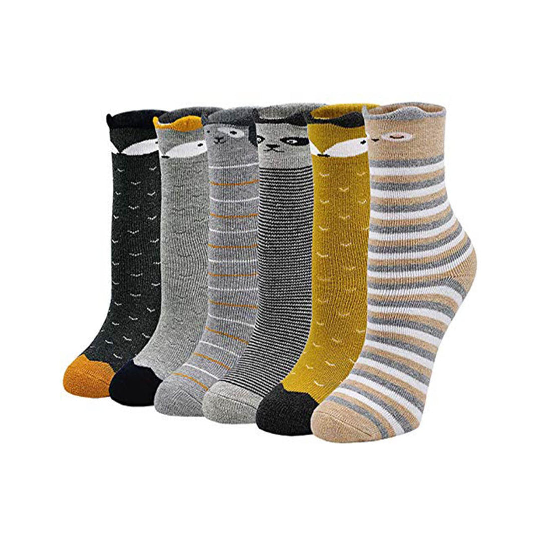 LOFIR Dicke Kinder Socken aus Baumwoll Winter Warme Thermo Socken für kleine Mädchen Jungen Kleinkin