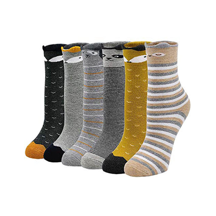 LOFIR Dicke Kinder Socken aus Baumwoll Winter Warme Thermo Socken für kleine Mädchen Jungen Kleinkin