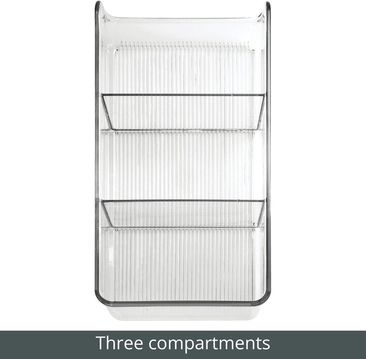 mDesign Küchen Organizer – Aufbewahrungsbox für Tütensuppen, Gewürzmischungen etc. – Gewürzregal aus