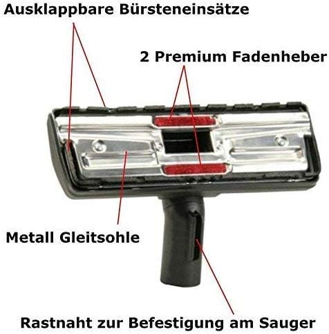Staubsaugerrohr Staubsaugerdüse Kombidüse Set kompatibel mit Miele Staubsauger S8340 S8310 S8000 S8