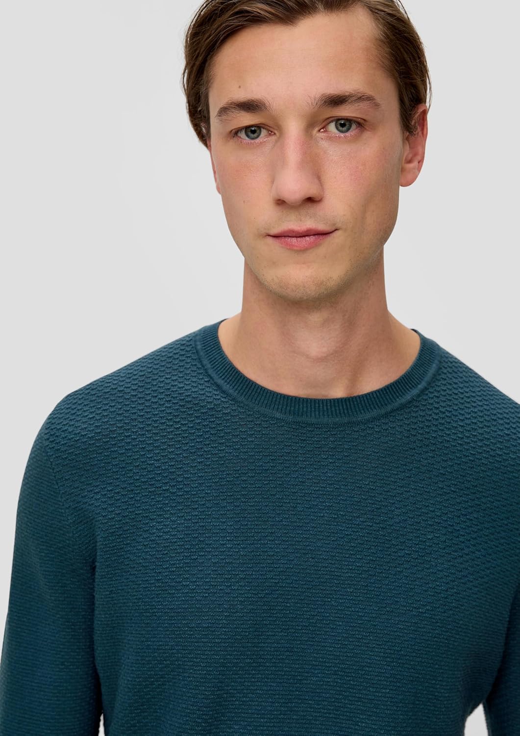 s.Oliver Herren Pullover, Blue Green