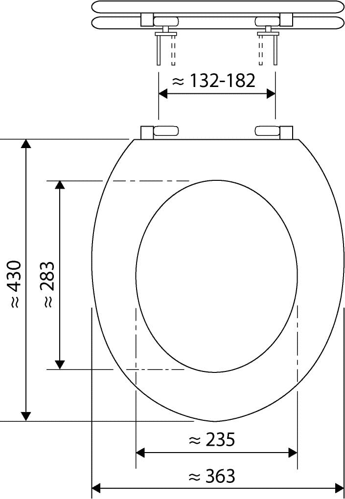 SITZPLATZ® WC-Sitz mit Absenkautomatik, Dekor Farbrausch, High Gloss Toilettendeckel, antibakteriell