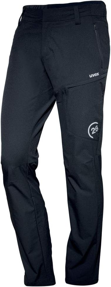 Uvex Kollektion 26 Herren-Arbeitshose - Schwarze Männer-Langhose mit Vielfältige Taschen 46