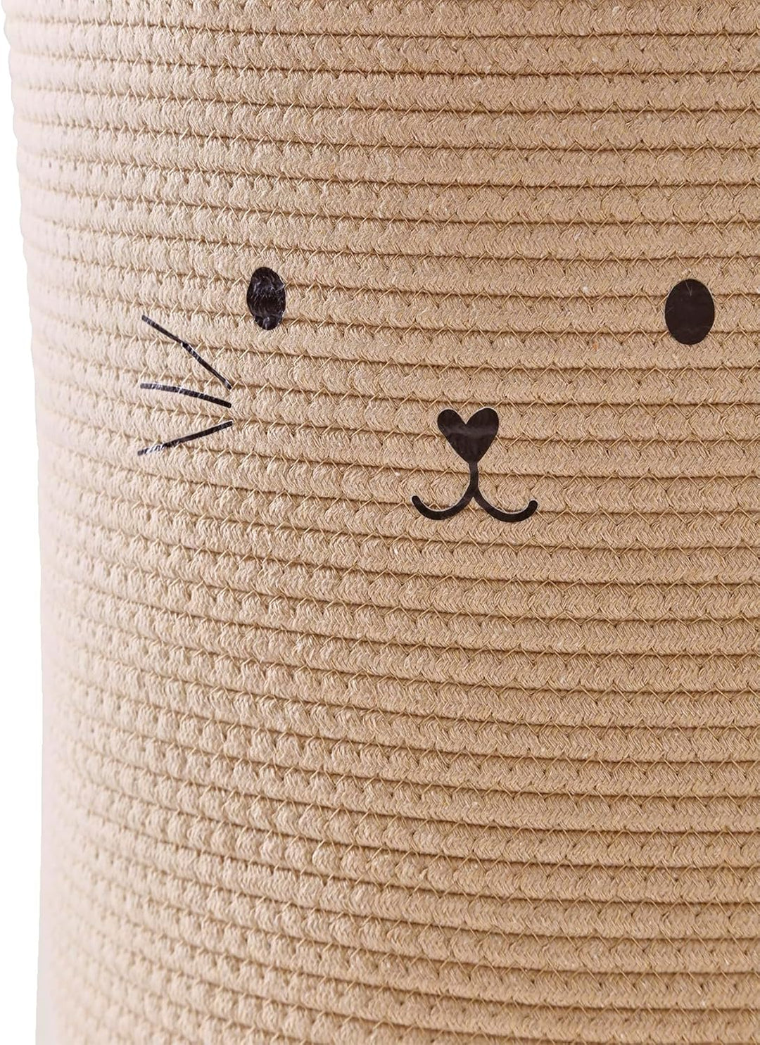 Vertbaudet Kinderzimmer Aufbewahrungskorb KATZE beige