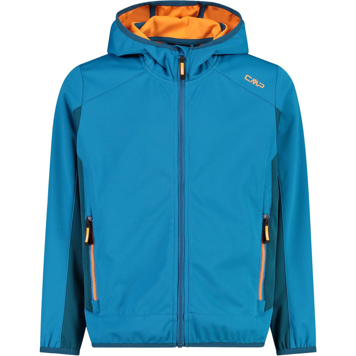 CMP Softshell Jungen Kapuzen Jacke 116 Tiefer Riffsee, 116 Tiefer Riffsee
