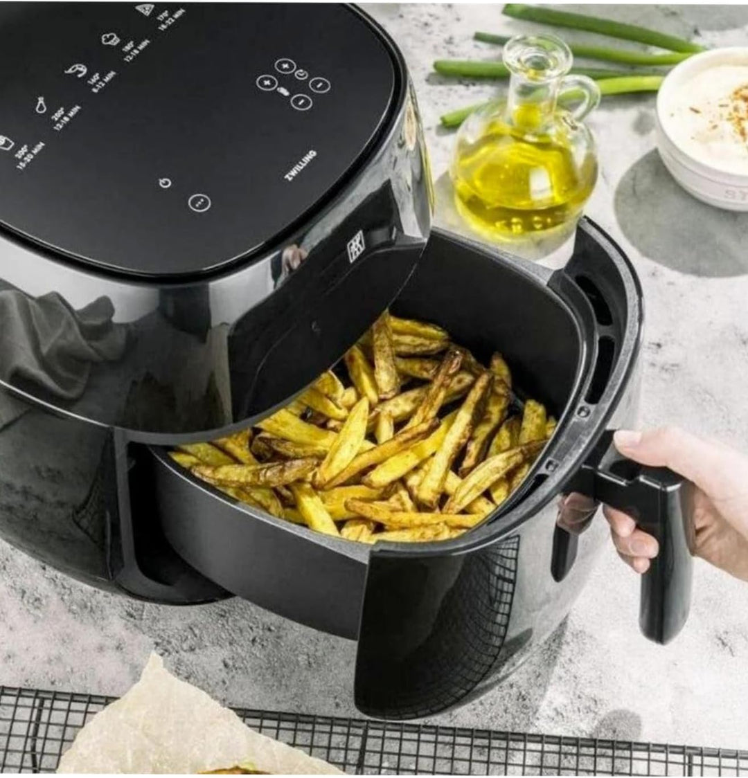 ZWILLING Air Fryer / Heissluftfritteuse, 4 L, 6 Programme, 1.400 Watt, Frittieren, Garen und Backen
