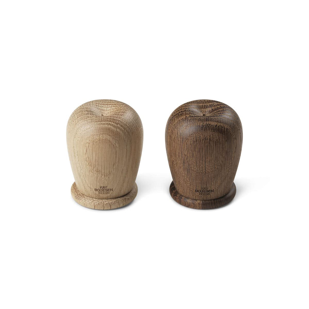 Kay Bojesen Salz- und Pfefferstreuer-Set H6 cm Menageri organische Form, Holz