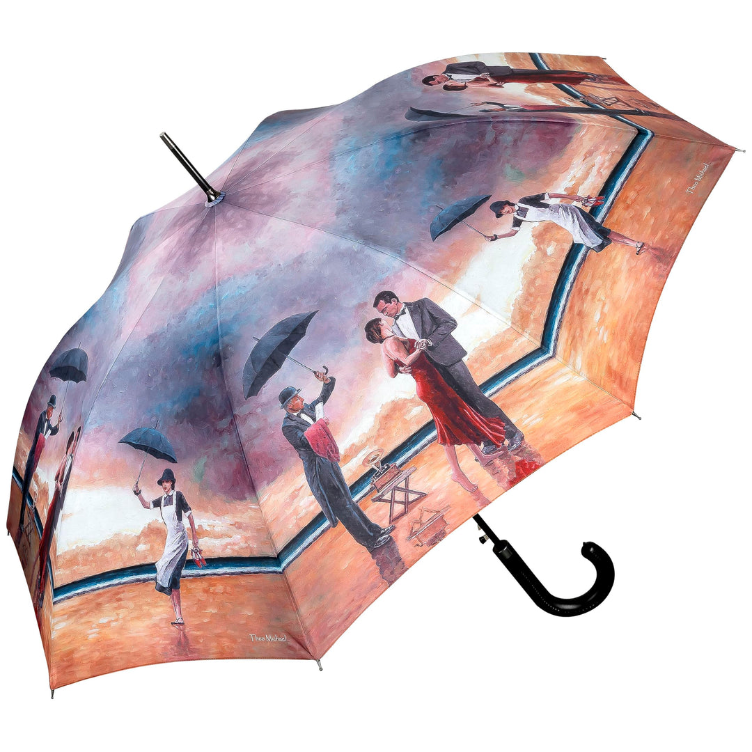 von Lilienfeld® Regenschirm Automatik Damen Herren Art Theo Michael: Hommage to the Singing Butler,