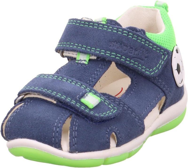 Superfit Baby Jungen FREDDY Sandalen 18 EU Blau Hellgrün 8020, 18 EU Blau Hellgrün 8020