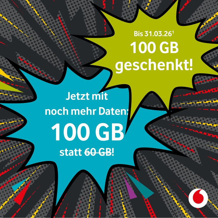 Vodafone Prepaid CallYa Digital eSIM | 35 GB | 20 EUR Startguthaben | ohne Vertrag | 5G-Netz | Telef