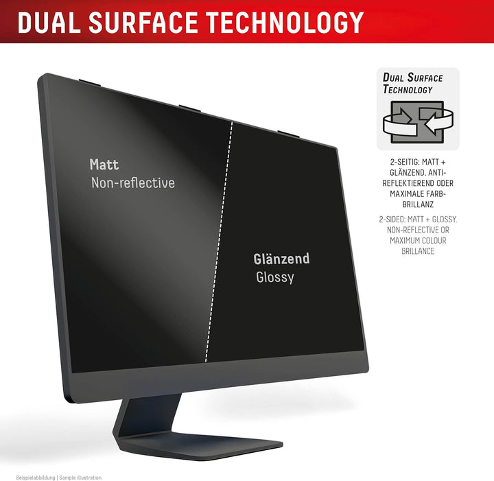 Displex PRIVACY SAFE Magnetischer 2-Wege Blickschutzfilter für Desktop Monitor 27'' (16:9), 60,7 x 3