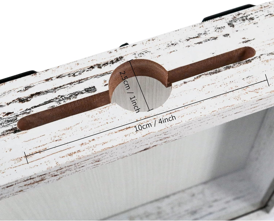 FramePro Kleine Schattenbox Muschel-Kollektion, Weiss, 20,3 x 20,3 cm, mit Schlitz, Filmreise, Sport