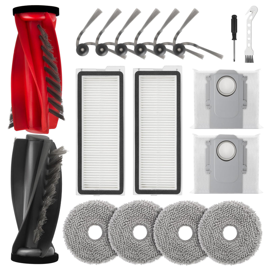 18 Stück Zubehör für Roborock Qrevo Edge S5A,Qrevo S5V,Qrevo Curv,Qrevo Curve,Qrevo Curv S5X,Qrevo E