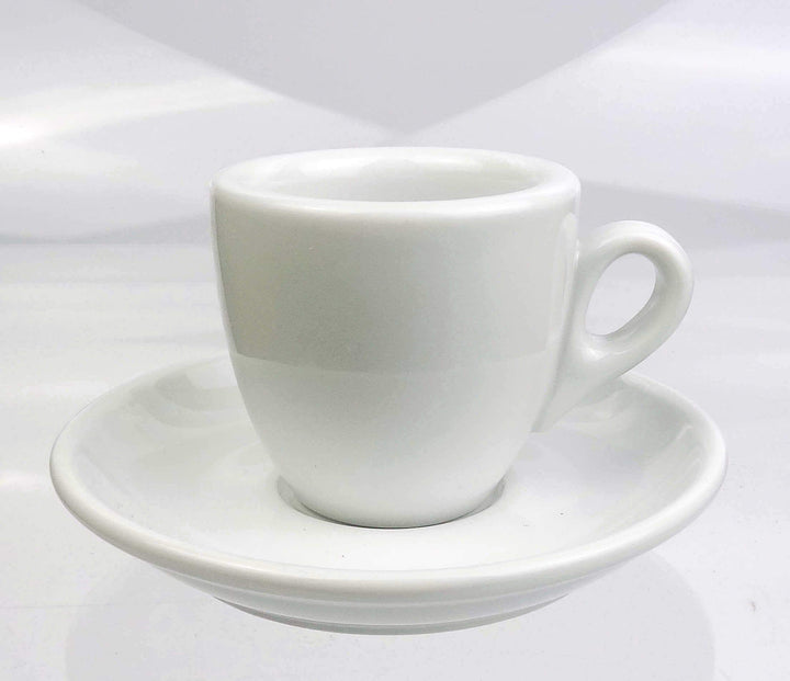 Moka Consorten Extra dickwandige Espressotassen | 0,8 cm Tassenwand | Füllmenge (bis zur Oberkante):