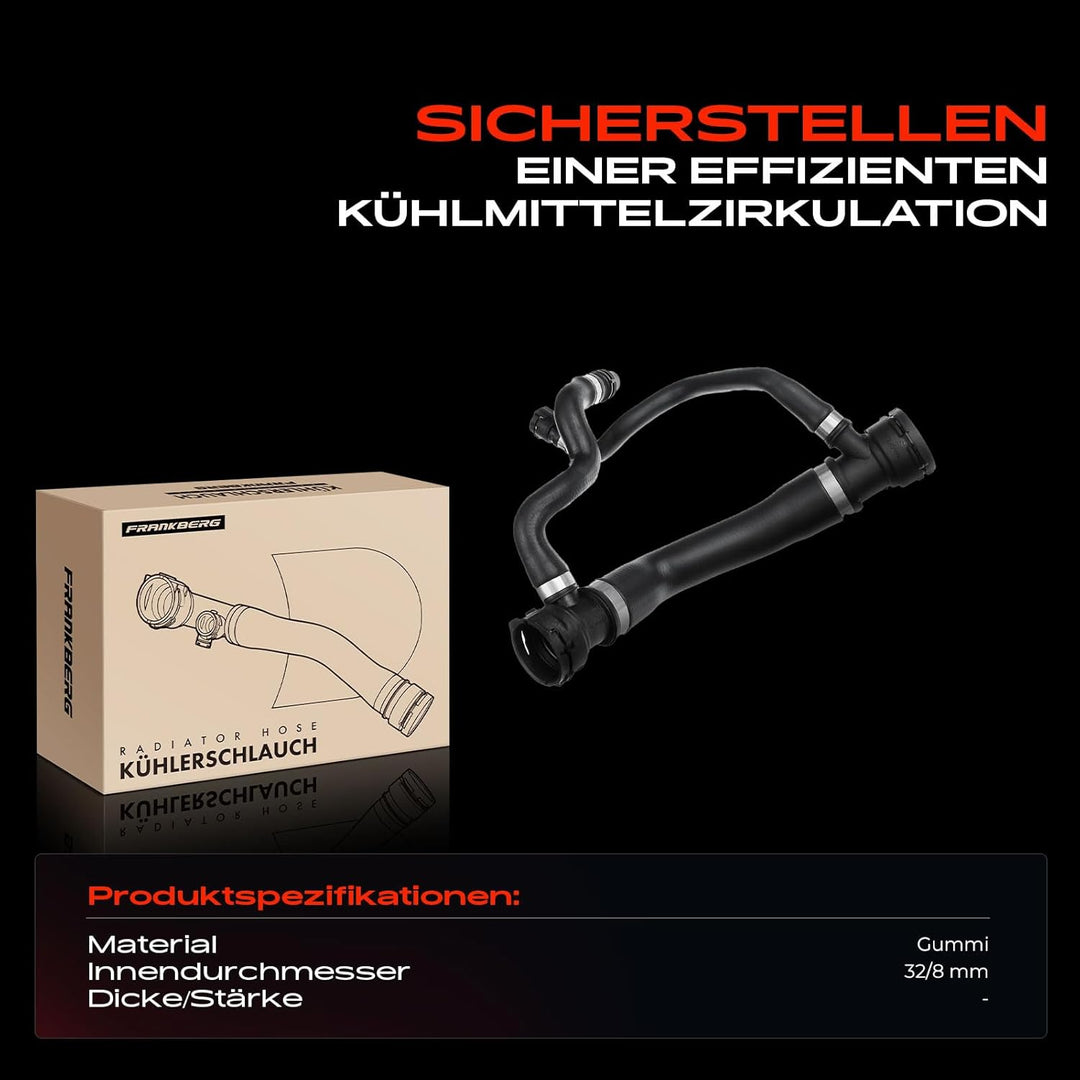 Kühlerschlauch Links Oben für 5er/5er Touring 6er E60 E61 E63 E64 523 525 530 630 Stufenheck Kombi C