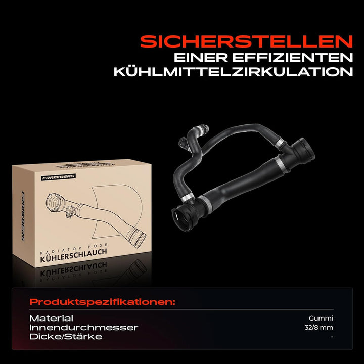 Kühlerschlauch Links Oben für 5er/5er Touring 6er E60 E61 E63 E64 523 525 530 630 Stufenheck Kombi C