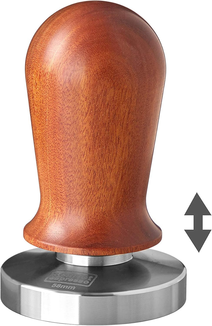scarlet espresso | Tamper »Perfetto« für Barista; auf 35 lbs Anpressdruck kalibiriert; mit Alu- oder