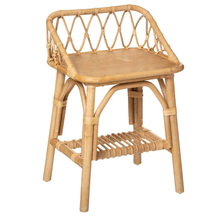 Kinder-Nachttisch - Rattan H. 56 cm - Beige - Atmosphera créateur d'intérieur cm Beige, cm Beige
