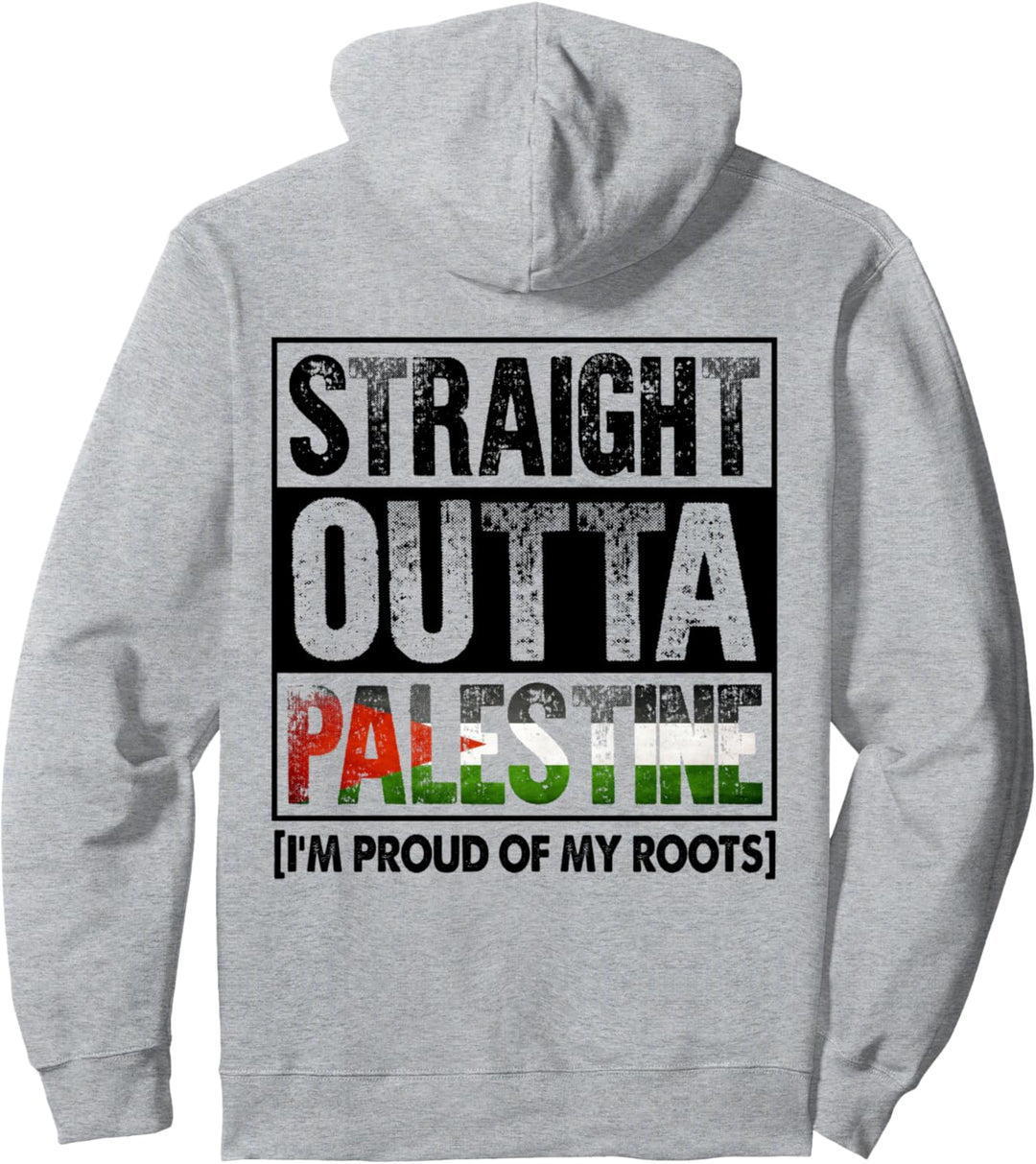 Palästina stolz gerade aus Palästina Pullover Hoodie