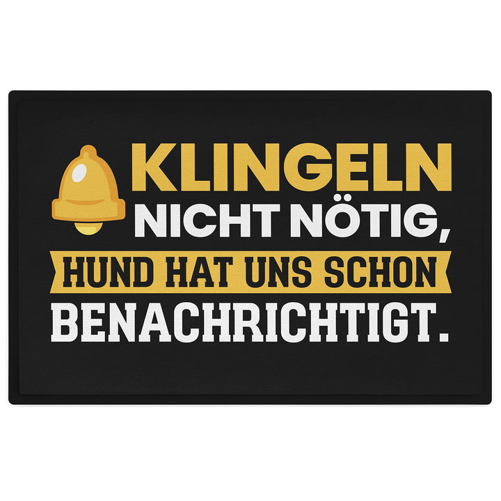 Trendation - Hundebesitzer Geschenk Hund Fussmatte mit Spruch Geschenkdiee 60x40 cm