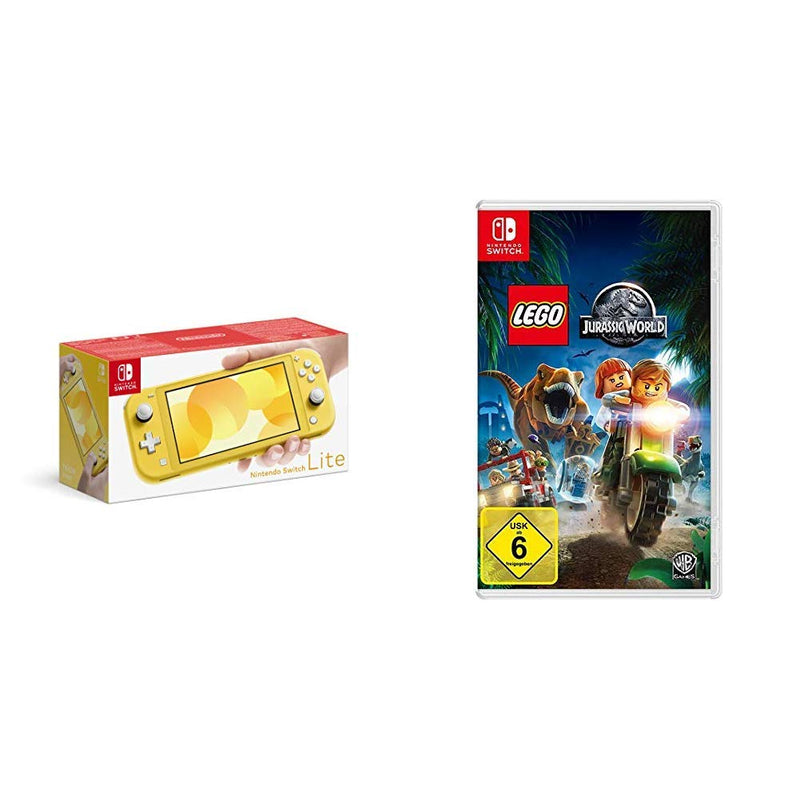 Nintendo Switch Lite, gelb + LEGO Jurassic World Switch, Gelb