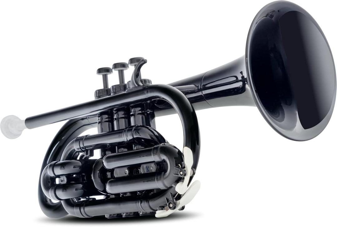 Classic Cantabile MardiBrass Kunststoff Cornet - Aluminium-Ventile - nur 520g leicht - inkl. Mundstü