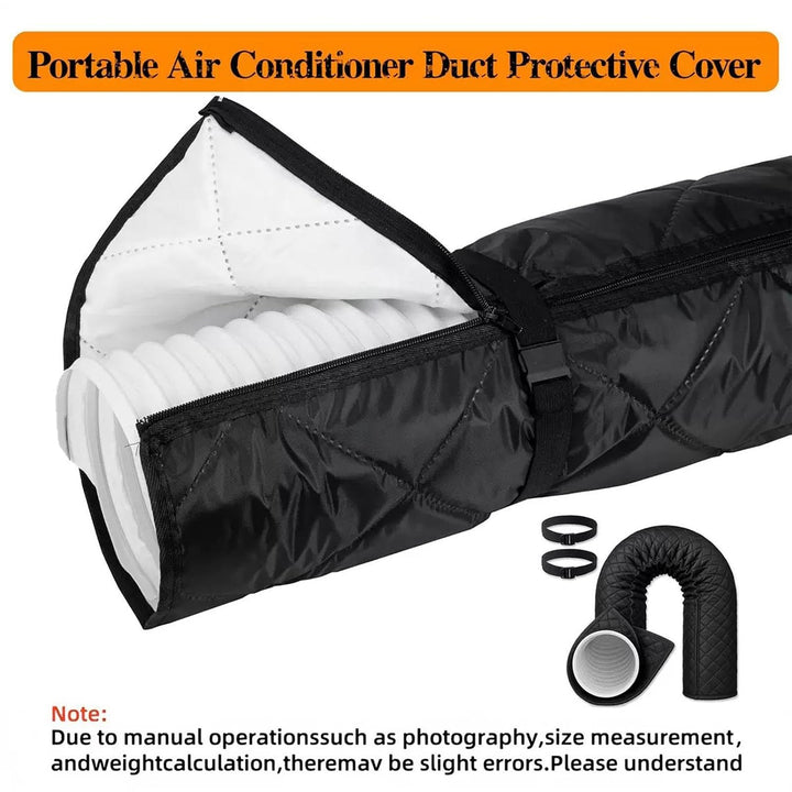 Portable Air Conditioner Hose Insulation Cover Kit | Air Conditioner Exhaust Hose Cover, Washable Du