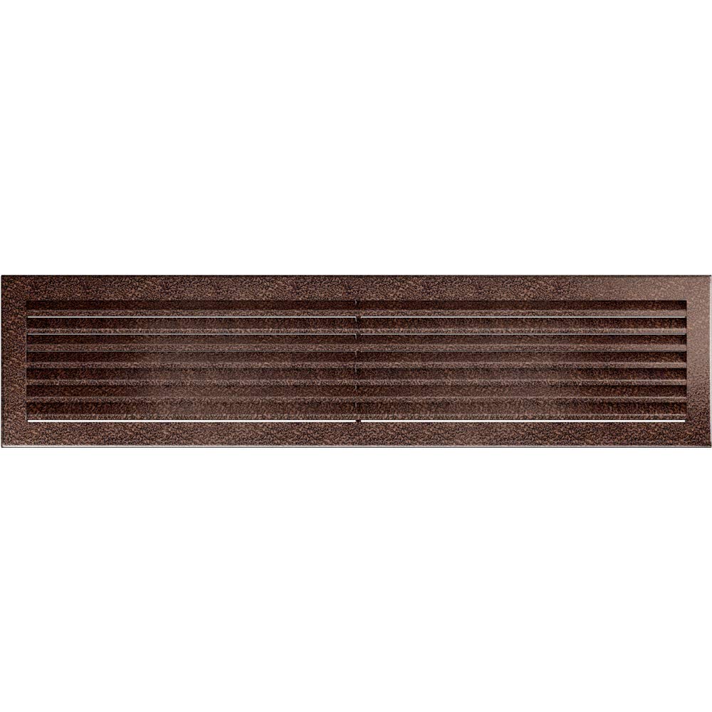 Kratki Lüftungsgitter Kamingitter Fresh 17cm x 70cm Kupfer 17 x 70 cm Kupfer, 17 x 70 cm Kupfer