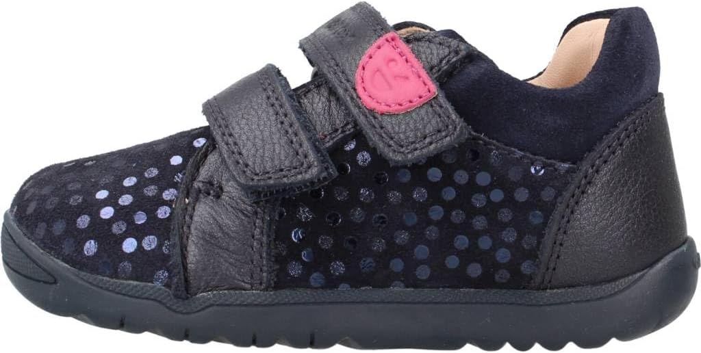 Geox B Macchia Girl A Baby - Mädchen Sneaker 18 EU Dk Navy, 18 EU Dk Navy
