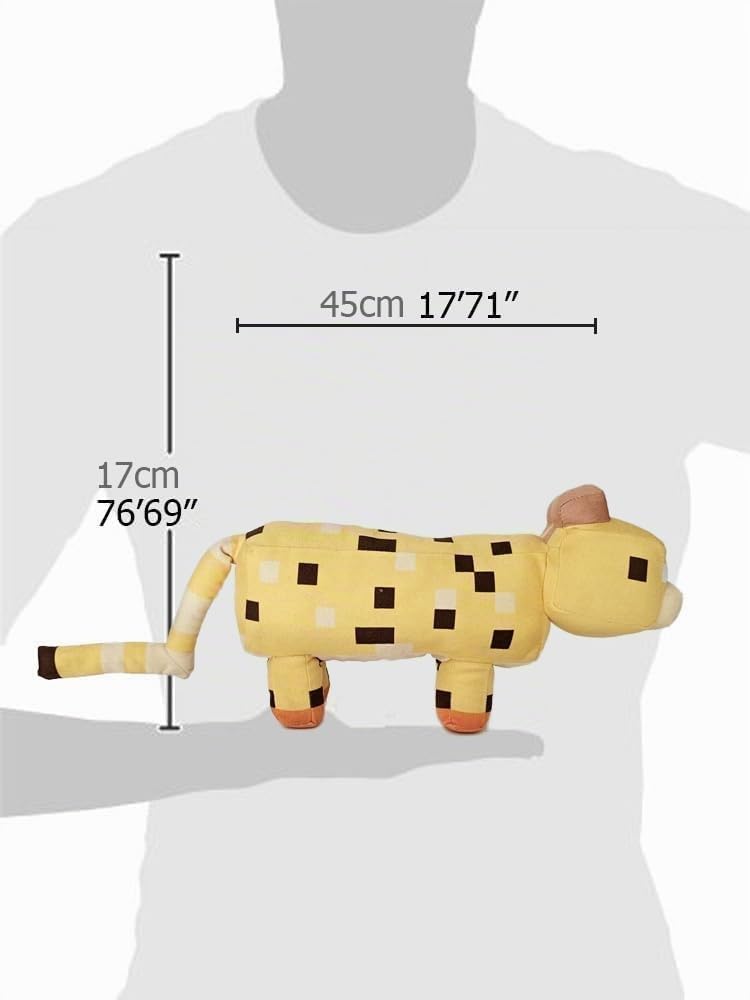 Peluche Minecraft Ozelot, 30 cm Ocelot, Ocelot