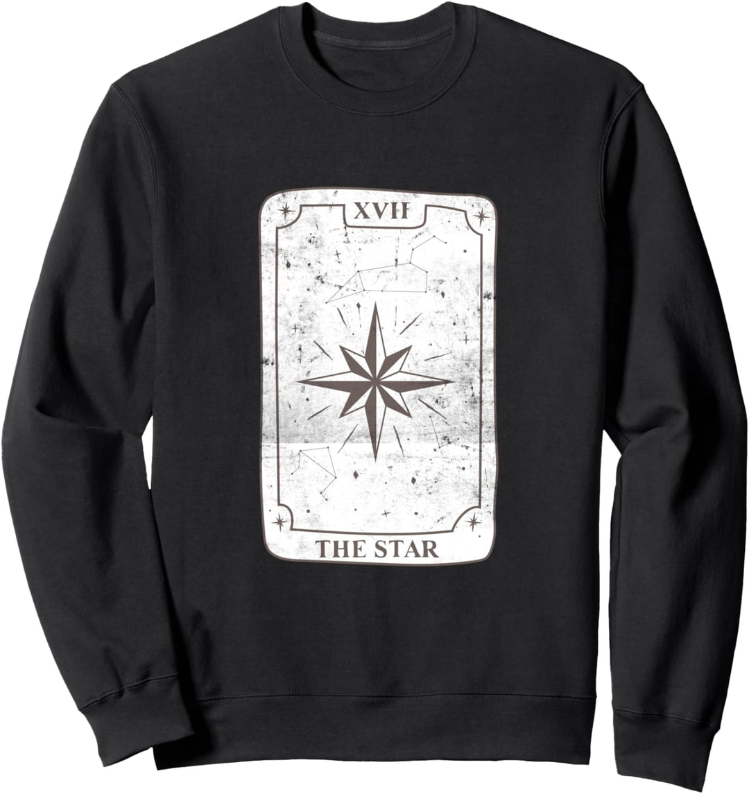 Hexe Goth Witchy Emo The Star Tarot Kartengrafik Kawaii Sweatshirt