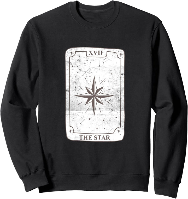 Hexe Goth Witchy Emo The Star Tarot Kartengrafik Kawaii Sweatshirt