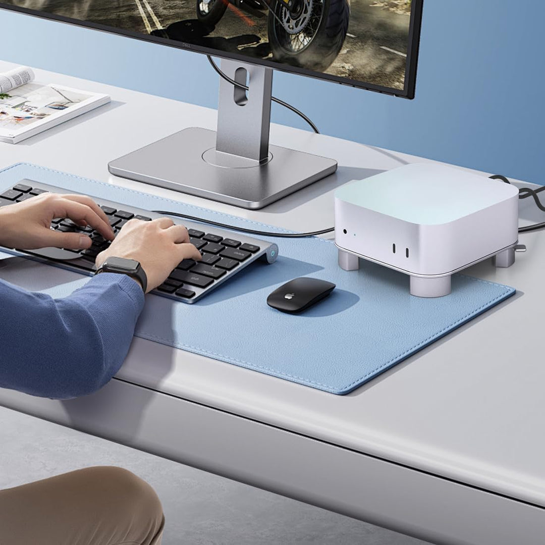 Aluminium Ständer für Mac mini M4/M4 Pro, Praktisch Gestalteter Schaltmechanismus, Belüftung Wärmeab