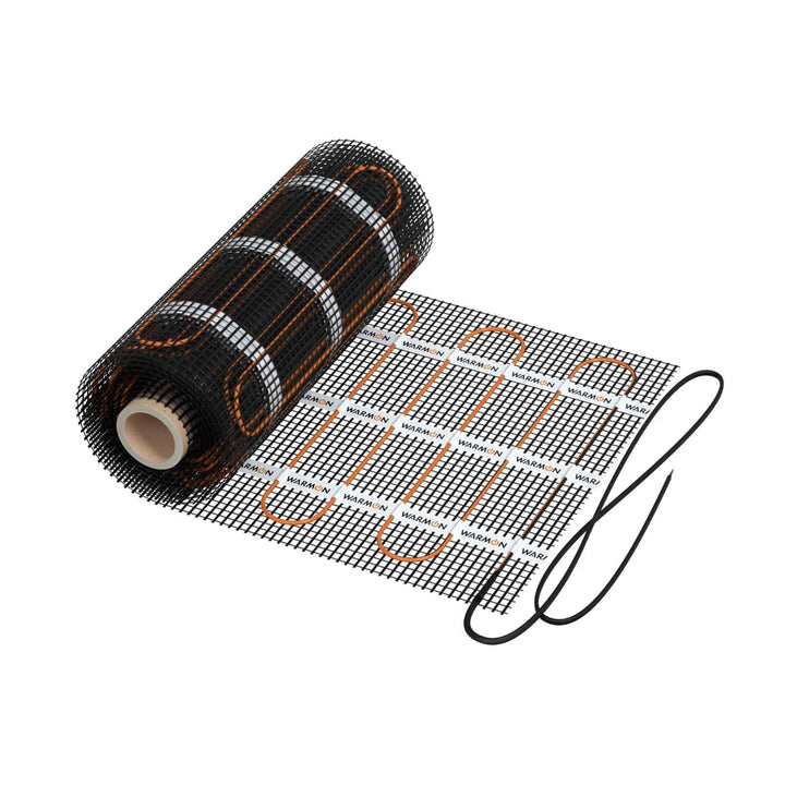 Fussbodenheizung: Zweiader-Heizmatte WARMON CLASSIC LIGHT 100 W/m² für Fliesen, Festwiderstandsheizk