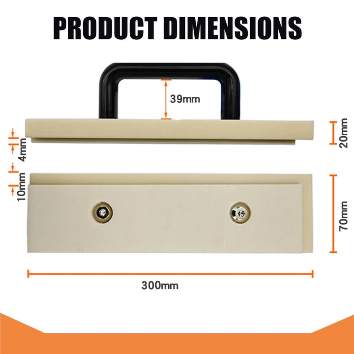 300mm Schlagklotz Vinylboden mit Griff, Schlagholz Laminat, Laminatboden Klicksystem, Schlagklotz Vi