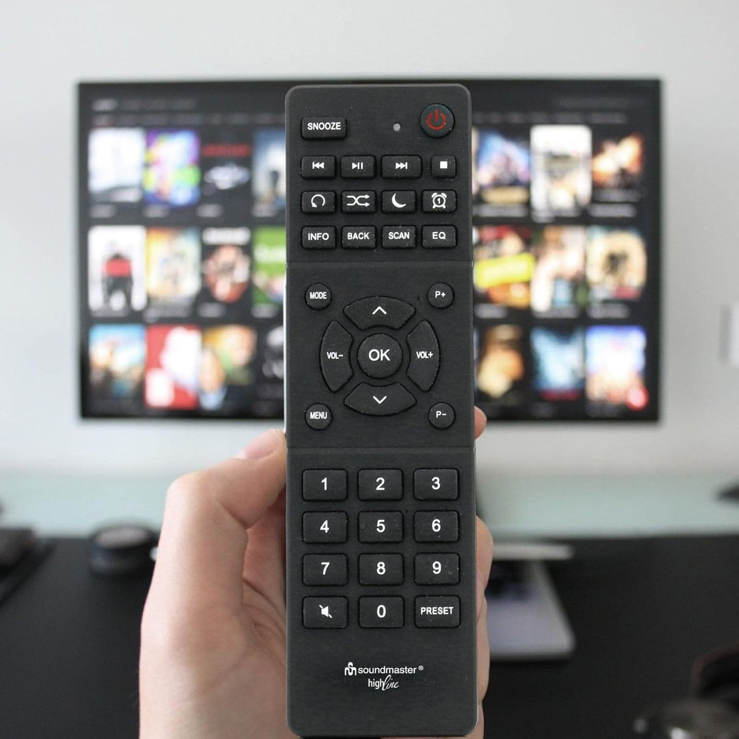 Soundmaster ICD4350SW HiFi Stereoanlage Audio System Internetradio WLAN 2,4/5GHz LAN Anschluss DAB+