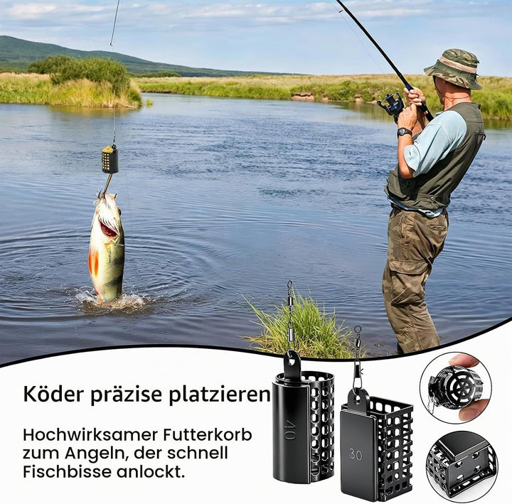 26 Stück Futterkorb Angeln Anti Tangle Boom Futterkorb Feeder Korb 20/30/40/50/60g Anti Tangle 20cm