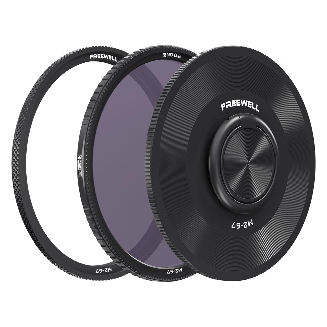 Freewell 67 mm ND4 (2 Blendenstufen) ND0.6 Kamerafilter, kompatibel mit der M2-Serie 67MM ND4, 67MM