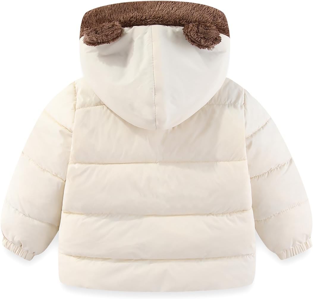 JiAmy Baby Winter Fleece Mantel Kinder Jungen Jacke Outwear Mädchen Gepolstert Kleidung 4-5 Jahre We