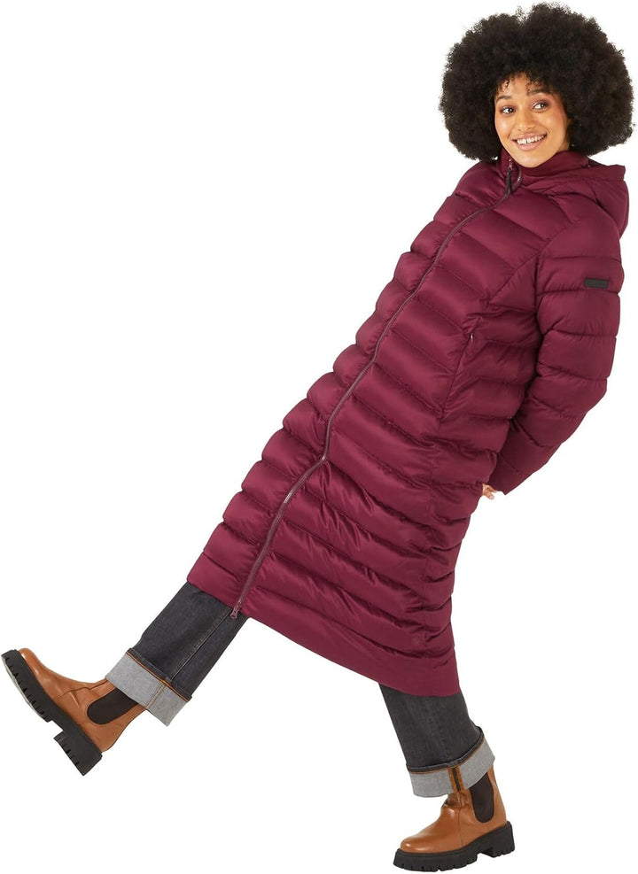 Regatta Damen Steppmantel Elender lang 40 Marine, 40 Marine
