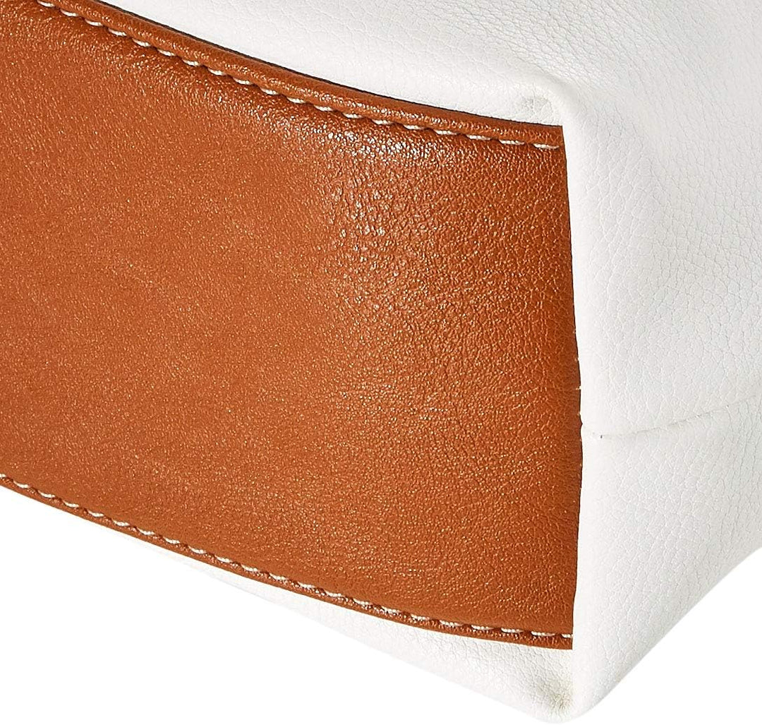 TOM TAILOR bags Novara Damen Umhängetasche Crossbody Bag 28 x 8,5 x 25 Weiss, 28 x 8,5 x 25 Weiss